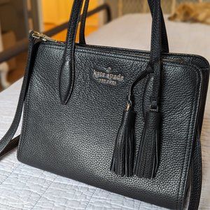 Kate Spade Black Leather Crossbody